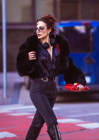 The Madison Saga Blue Fox Jacket