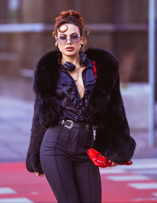 The Madison Saga Blue Fox Jacket