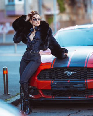 The Madison Saga Blue Fox Jacket