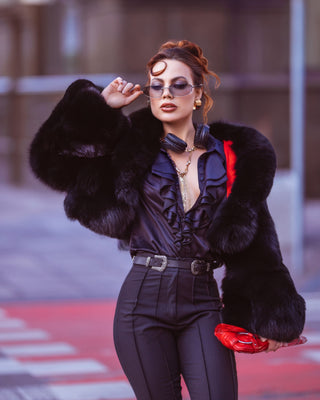 The Madison Saga Blue Fox Jacket