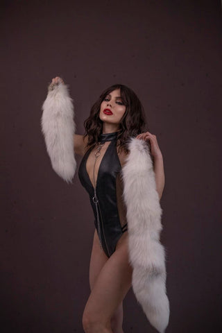 Fox Fur Detachable Tail/Butt Plug - Short