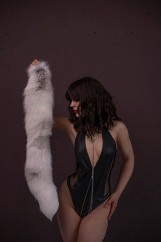 Fox Fur Detachable Tail/Butt Plug - Long