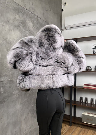 FrostTop Albino Fox Fur Jacket