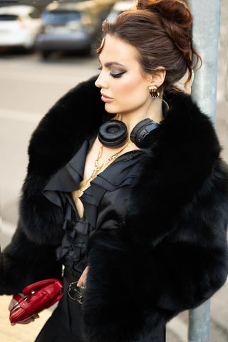 The Madison Saga Blue Fox Jacket