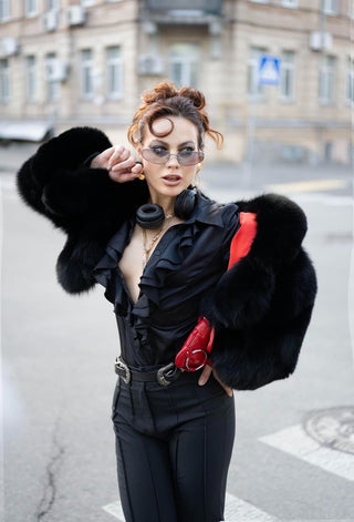 The Madison Saga Blue Fox Jacket