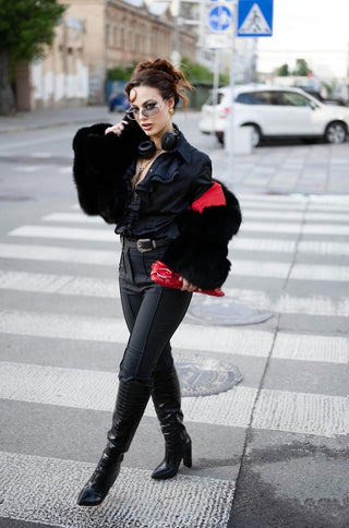 The Madison Saga Blue Fox Jacket