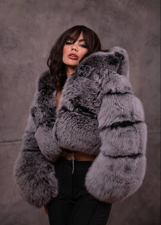 FrostTop Albino Fox Fur Jacket
