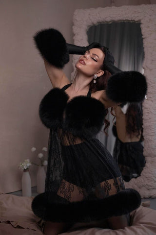 Saga Blue Fox Lace Babydoll