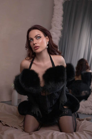 Saga Blue Fox Lace Babydoll