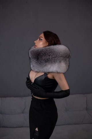 Double-Sided BlueFrost Fox Muff