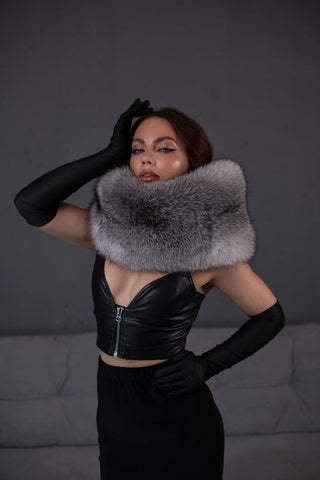 Double-Sided BlueFrost Fox Muff