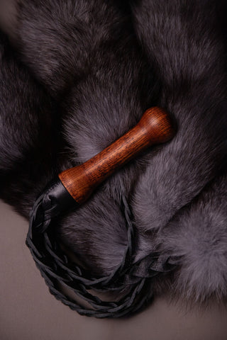 Four-Tail Fur Trimmed Flogger