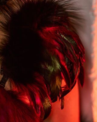 Feather & Fur Lace Set