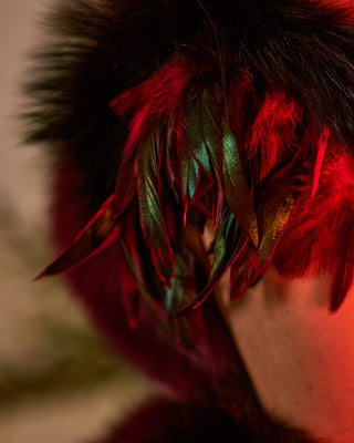 Feather & Fur Lace Set