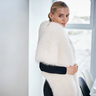 Snow White Saga Fox Fur Wrap 'Warm Pleasure'
