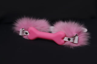 Fur Trimmed BDSM Collar Choker – Soft Statement Neck Accessory