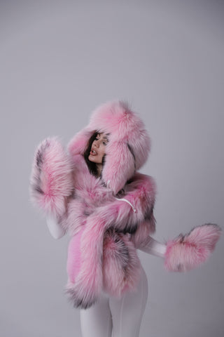 Arctic Fox Fur Gloves
