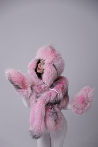 Arctic Fox Fur Gloves