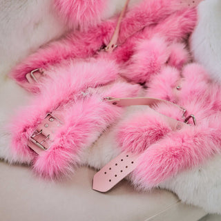 Fur & Leather Restraint Set