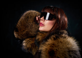 Finn Raccoon Fur Sleeves with Collar
