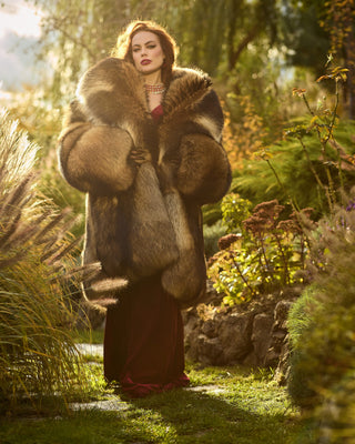 Huge Unisex Finn Raccoon Coat "Raccoon Puff"