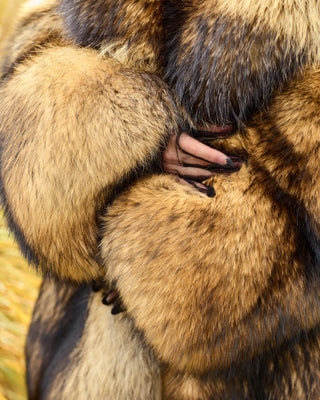 Huge Unisex Finn Raccoon Coat "Raccoon Puff"