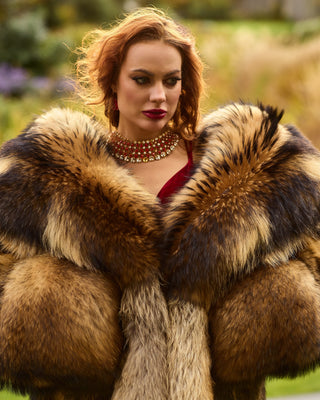 Huge Unisex Finn Raccoon Coat "Raccoon Puff"
