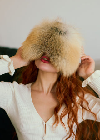 Island Fox Fur Eyemask