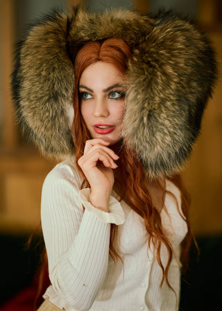 Extra Large Finn Racoon Earmuffs