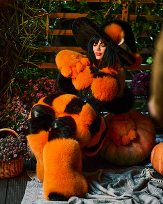 Pumpkin Fur Costume Set