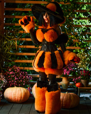 Pumpkin Fur Costume Set